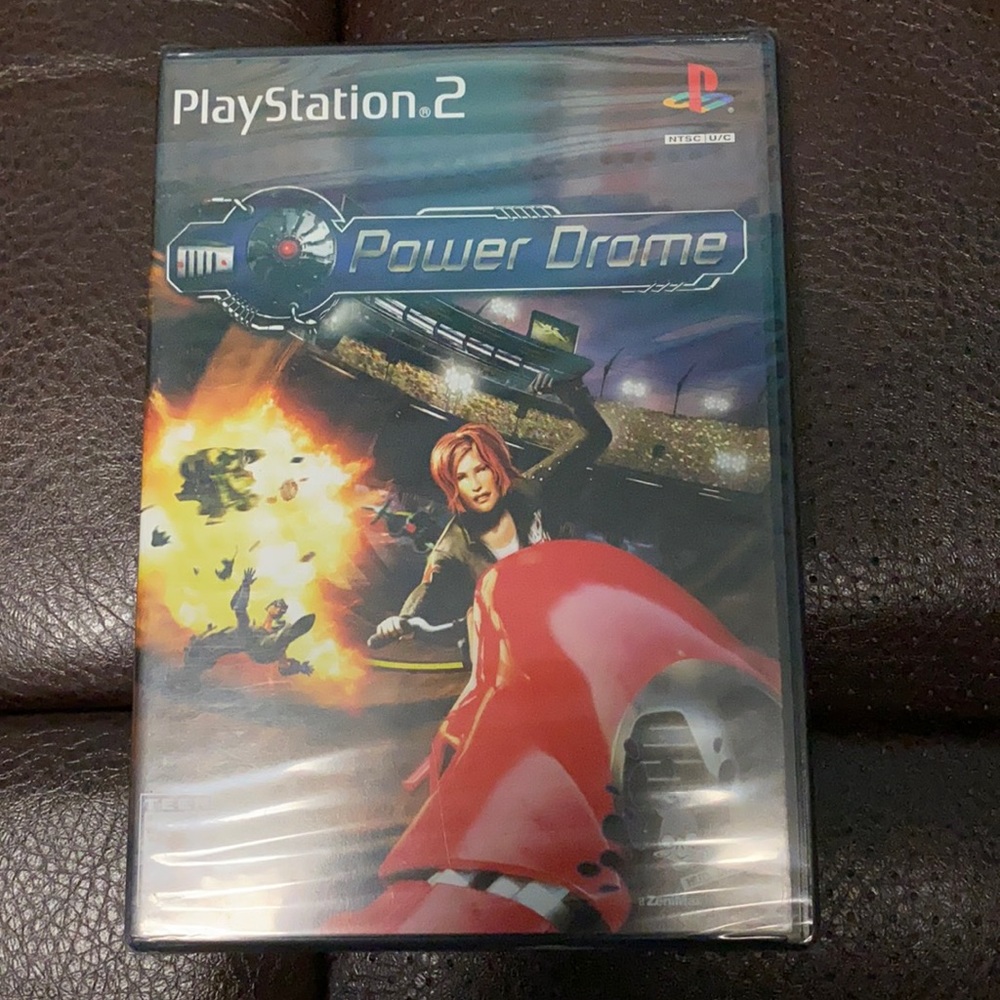 NEW. PlayStation 2   New. Unopened  Power Drome